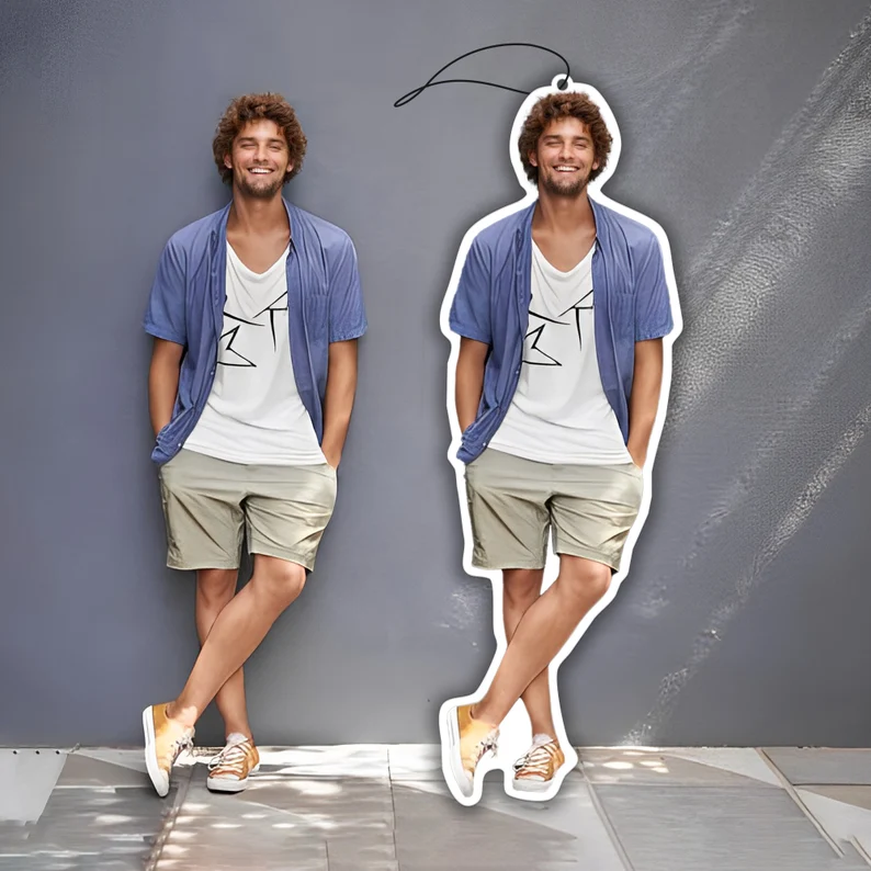 Personalized Photo Car Air Freshener Photo Printed Air Freshener